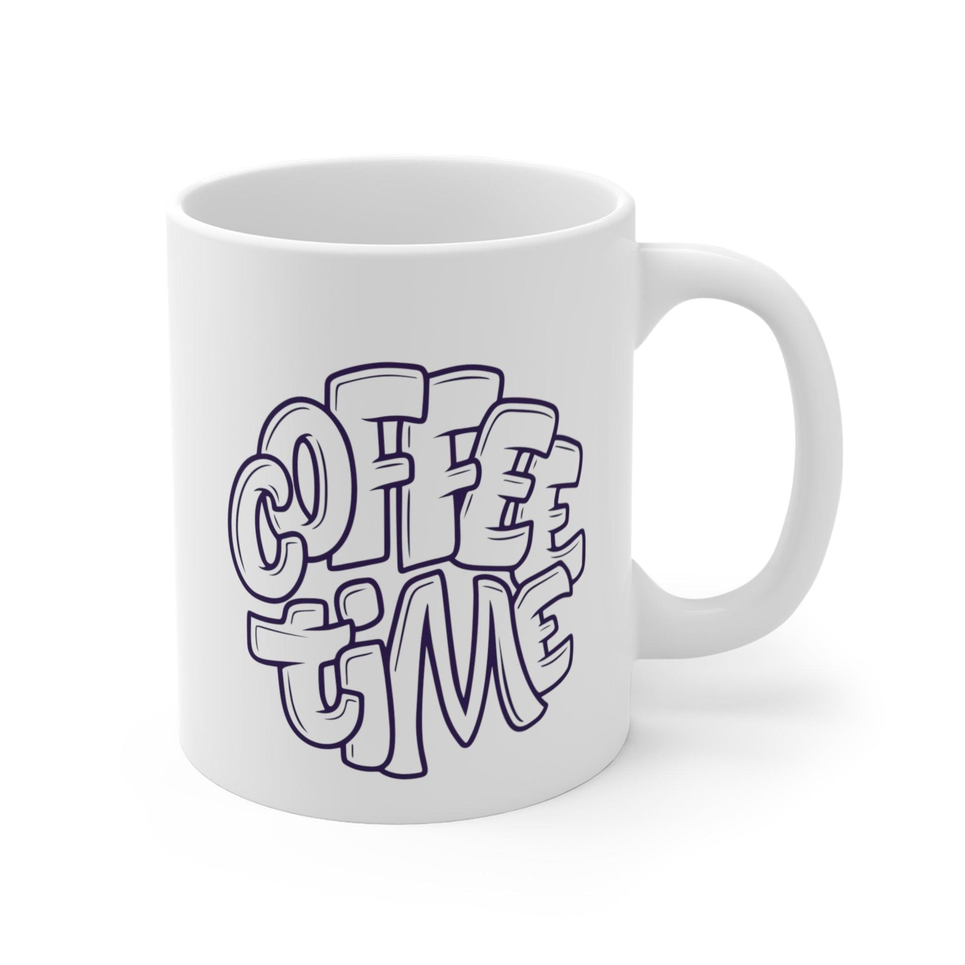 Time for Coffee: Stylish Mug for Your Caffeine Fix - Texts and Threads