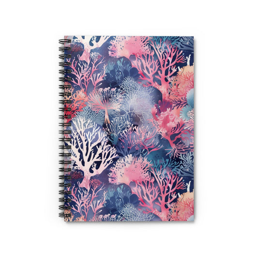 Oceanic Beauty: Coral Reef Spiral Notebook