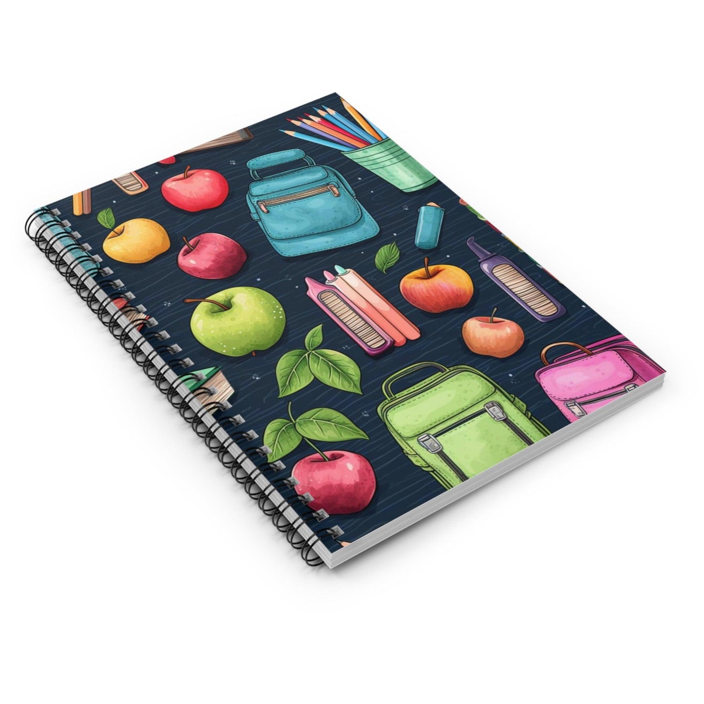 Back to School Essentials: Ruled Line Chic Spiral Notebook for Students - Texts and Threads