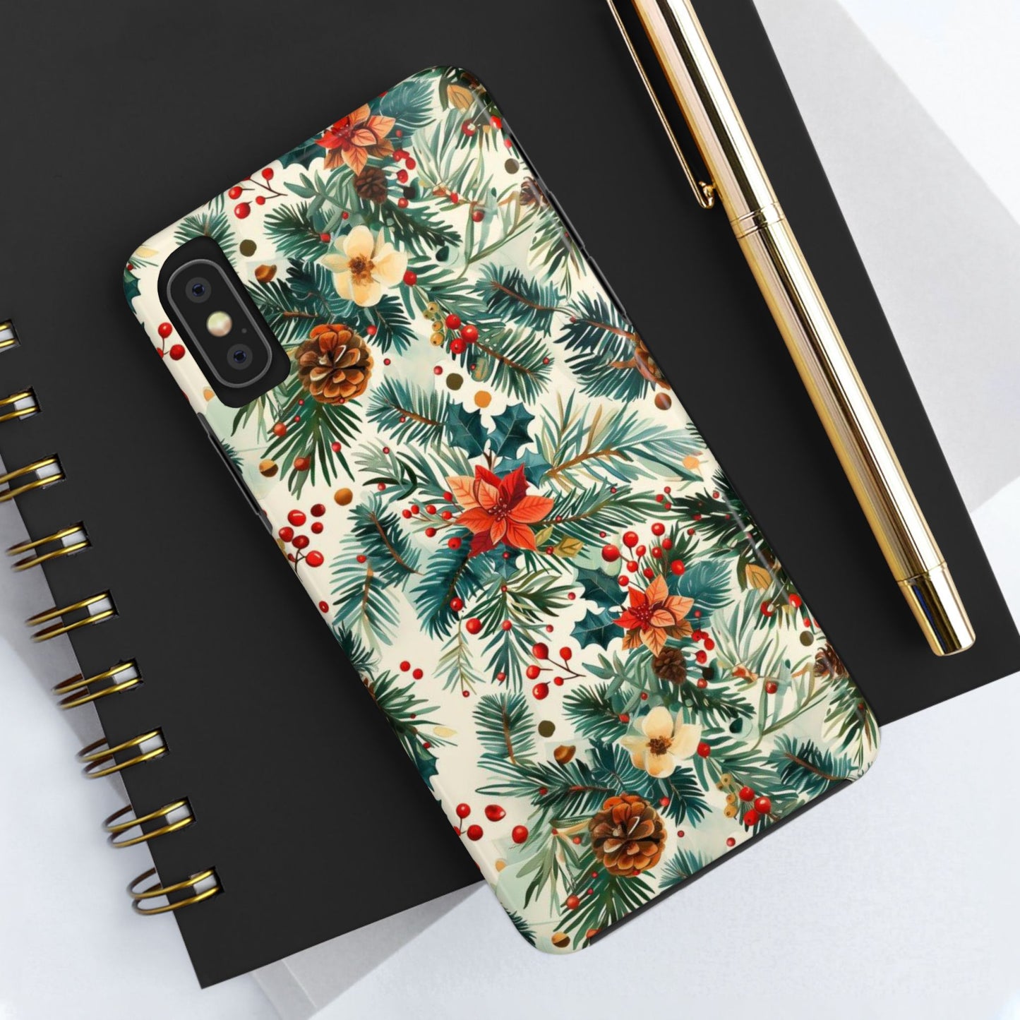 Festive Christmas Impact-Resistant Phone Case