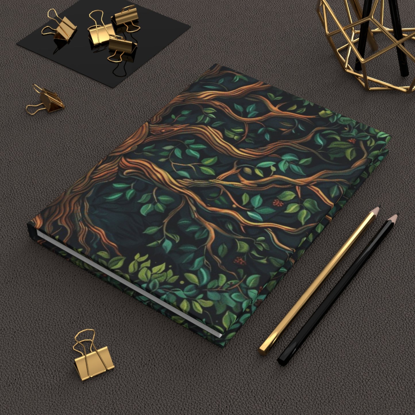 Evergreen Elegance: Tree-Themed Hardcover Journal