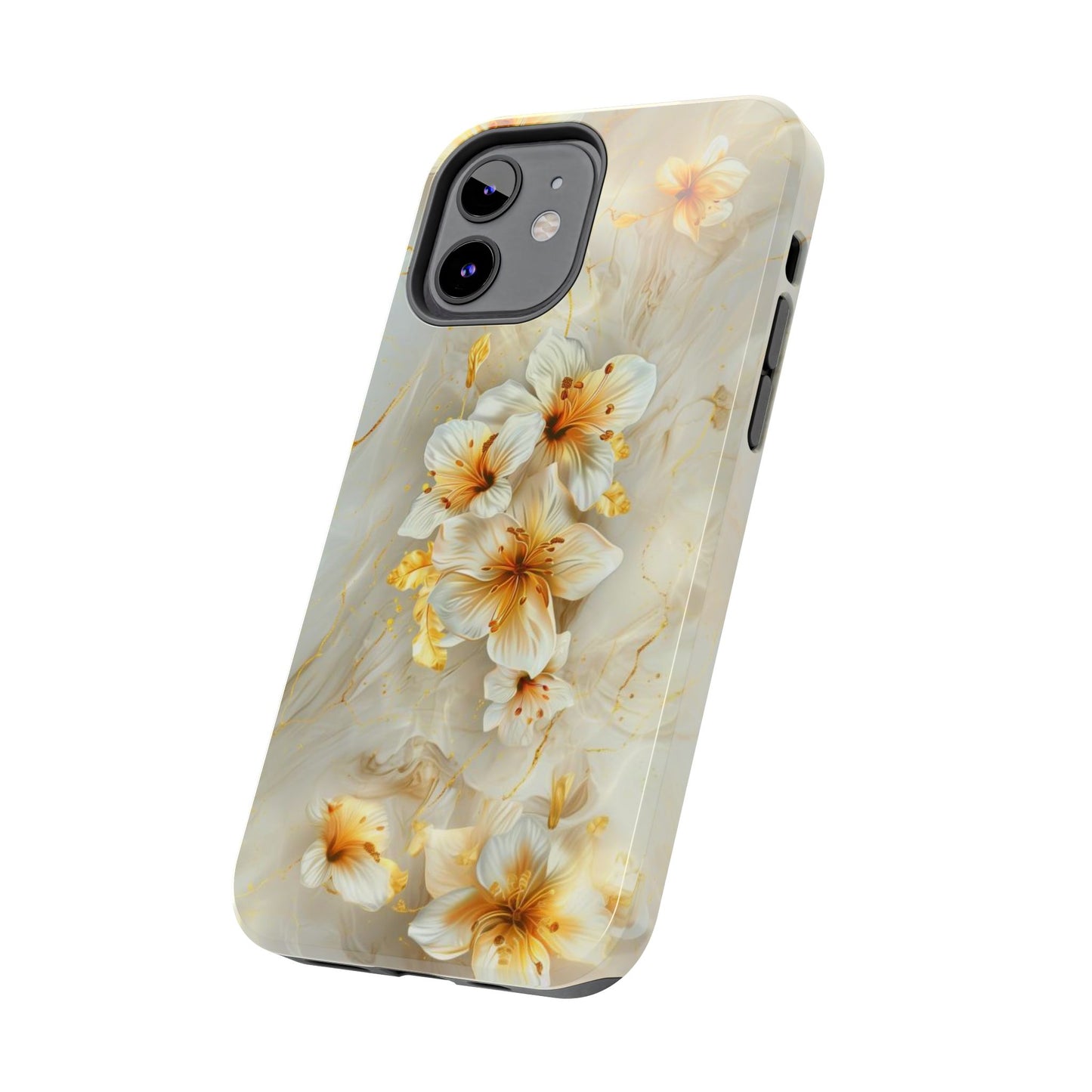 Watercolor Classic Flowers Impact-Resistant Phone Case