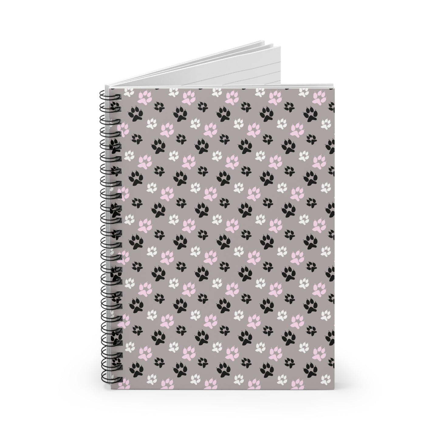 Paws and Claws: Dog-Themed Spiral Notebook