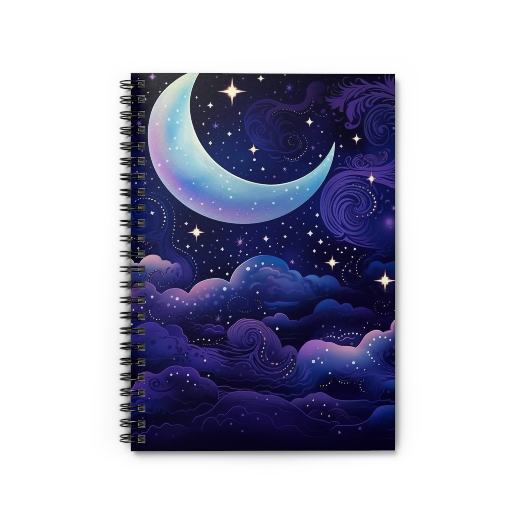 Crescent Dreams Spiral Notebook