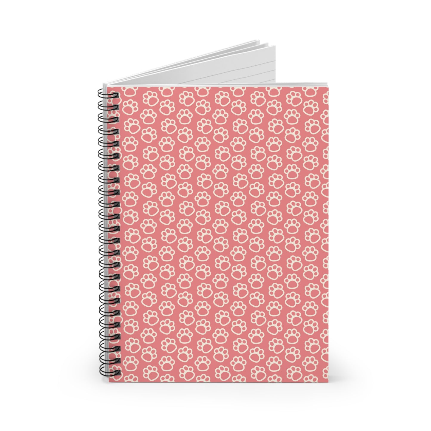 Tracks of Love: Dog Paw Print Notebook