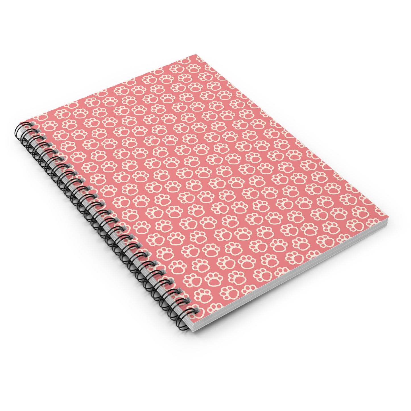 Tracks of Love: Dog Paw Print Notebook