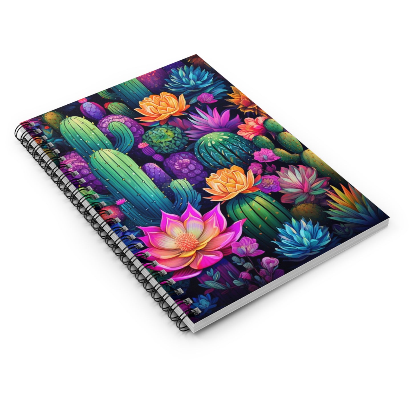 Desert Flora: Cactus Design Spiral Journal