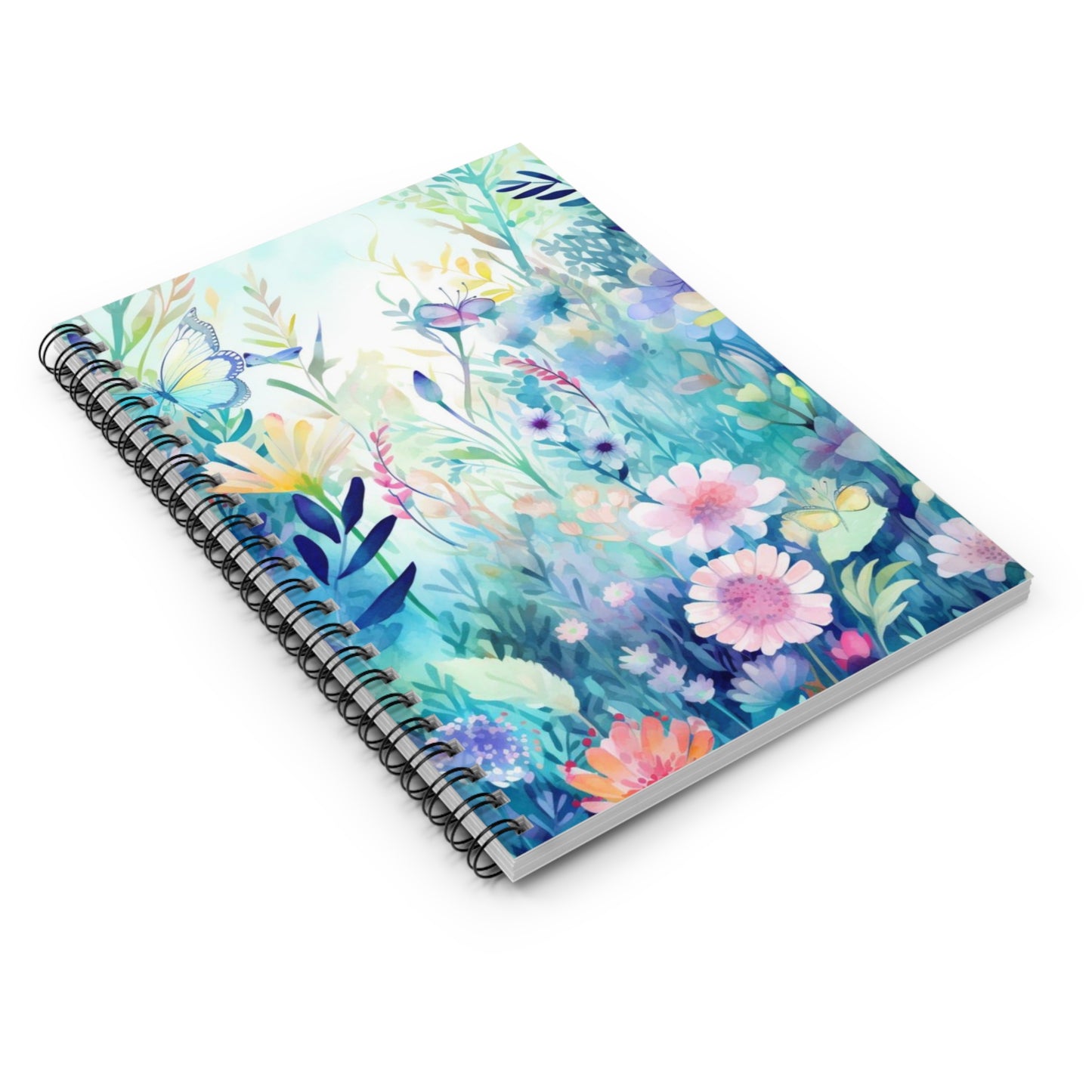 Enchanted Garden: Floral Spiral Notebook