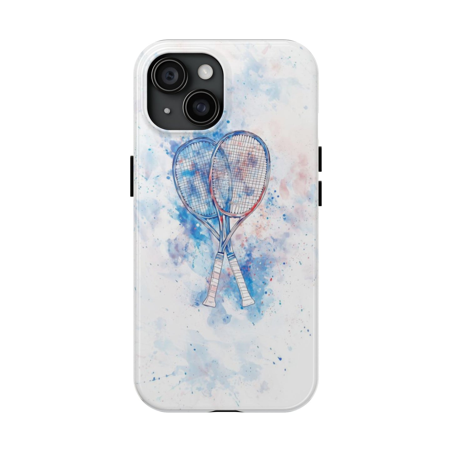 Watercolor Tennis Impact-Resistant Phone Case