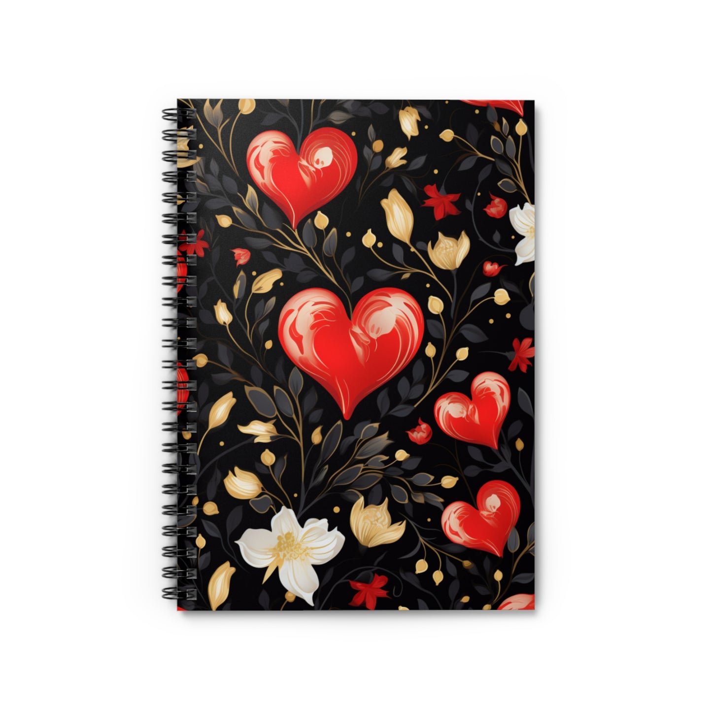 Modern Heart Expressions: Abstract Heart Shape Spiral Journal