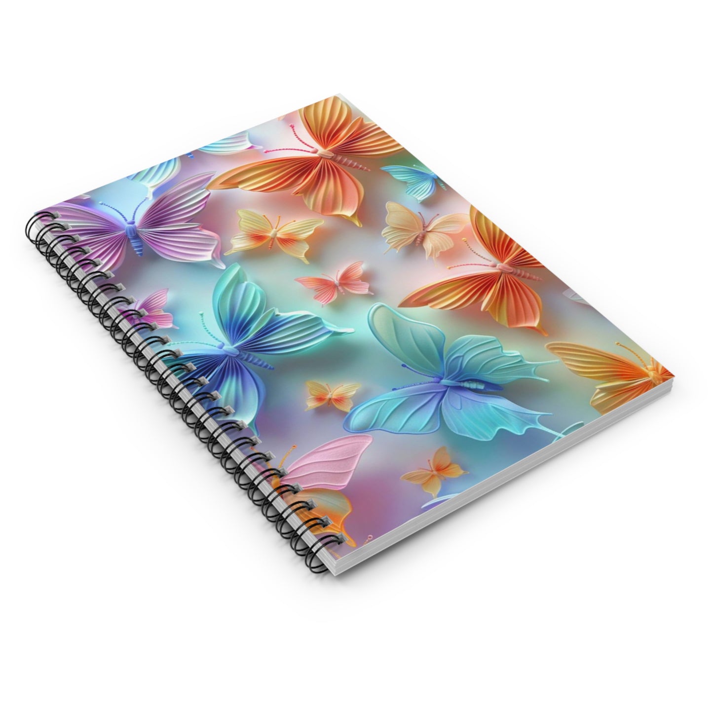 Abstract Butterfly Beauty: Colorful Design Journal