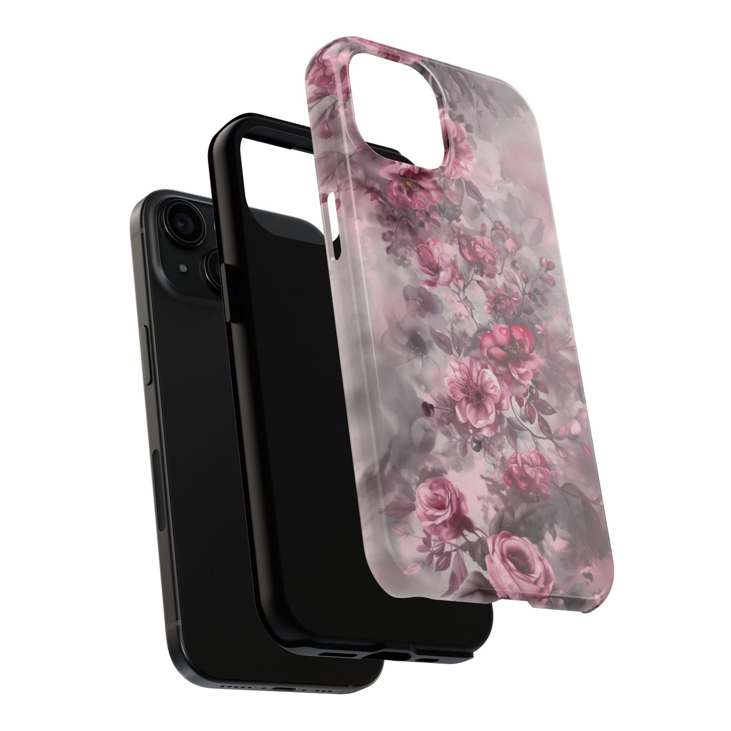 Watercolor Abstract Classic Flowers Tough Phone Case