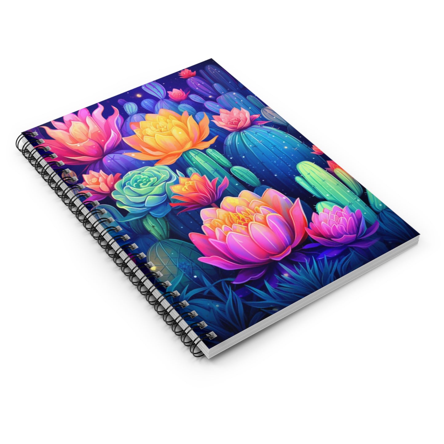 Desert Dreams: Cactus-Themed Spiral Notebook