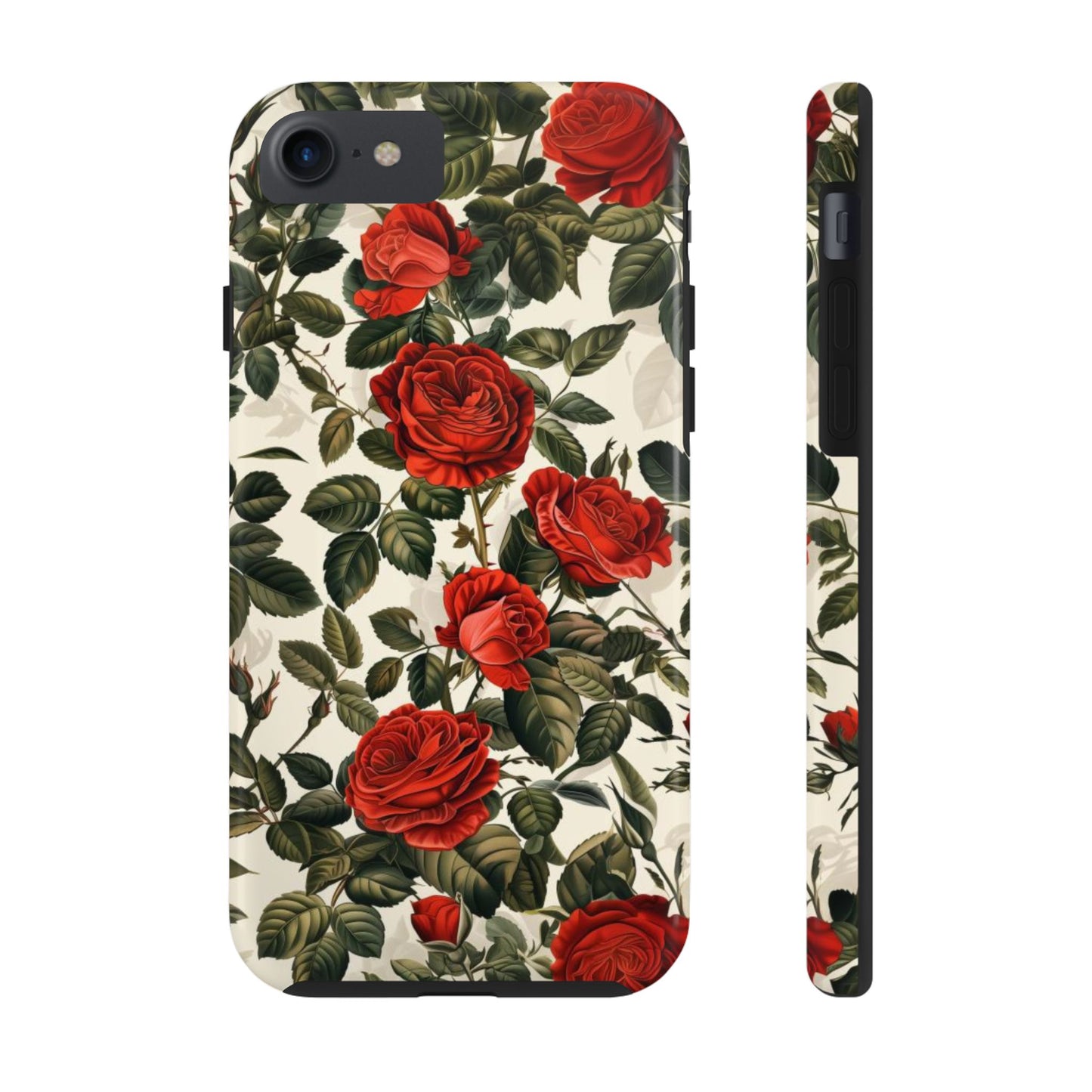 Watercolor Floral Roses Tough Phone Case