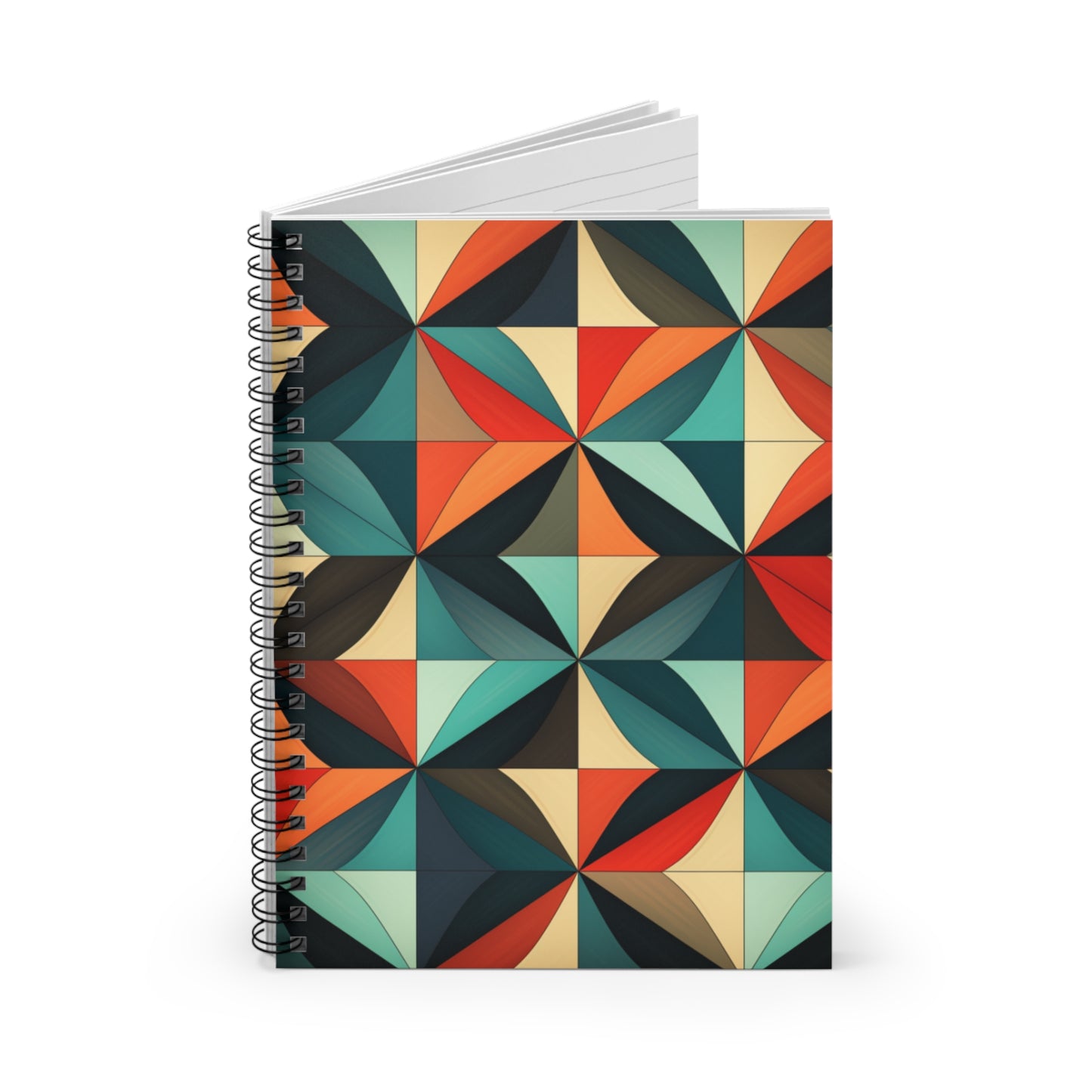 Geometric Fusion: Elegant Pattern Spiral Journal