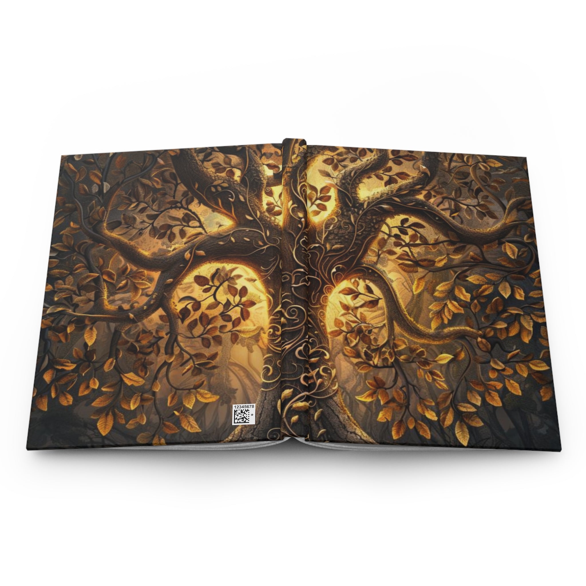 Golden Tree Hardcover Notebook