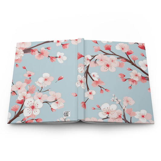 Cherry Blossom Delight: Artistic Hardcover Notebook