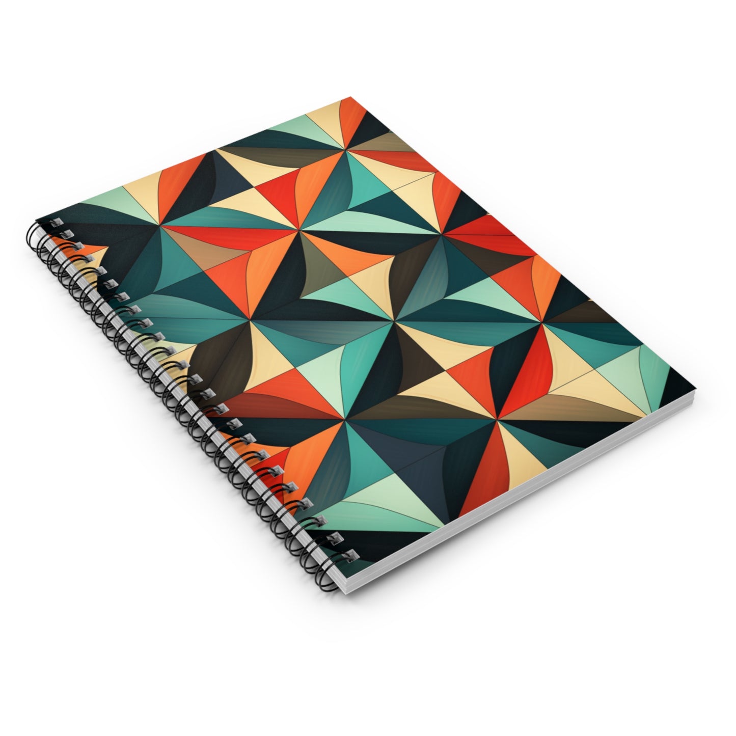 Geometric Fusion: Elegant Pattern Spiral Journal