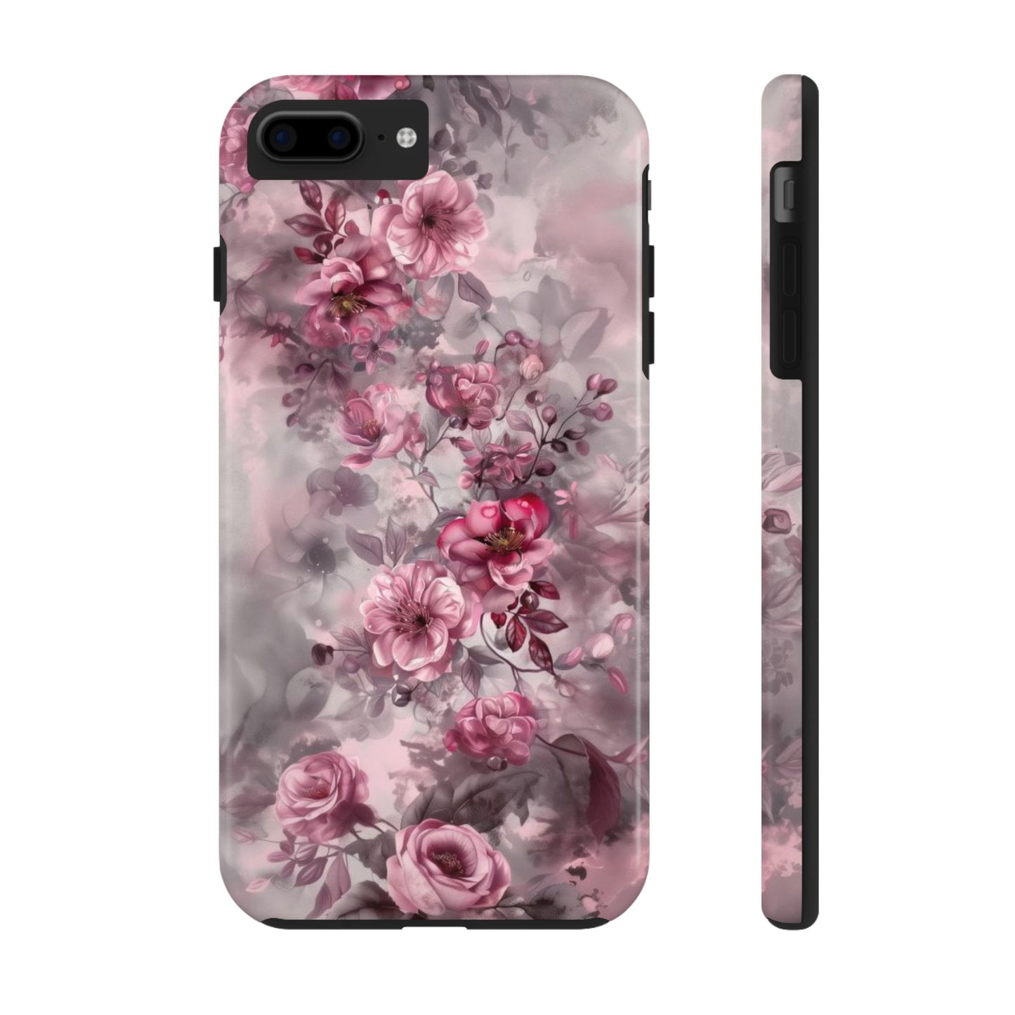 Watercolor Abstract Classic Flowers Tough Phone Case