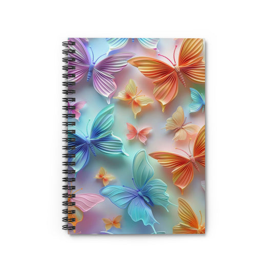 Abstract Butterfly Beauty: Colorful Design Journal