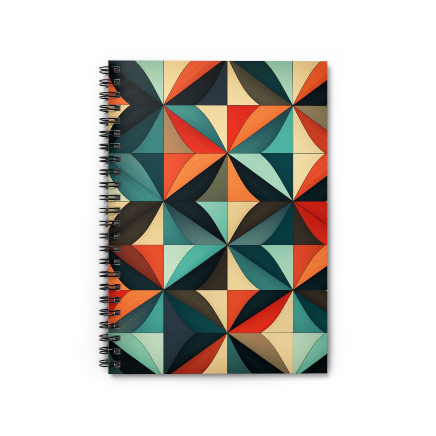 Geometric Fusion: Elegant Pattern Spiral Journal