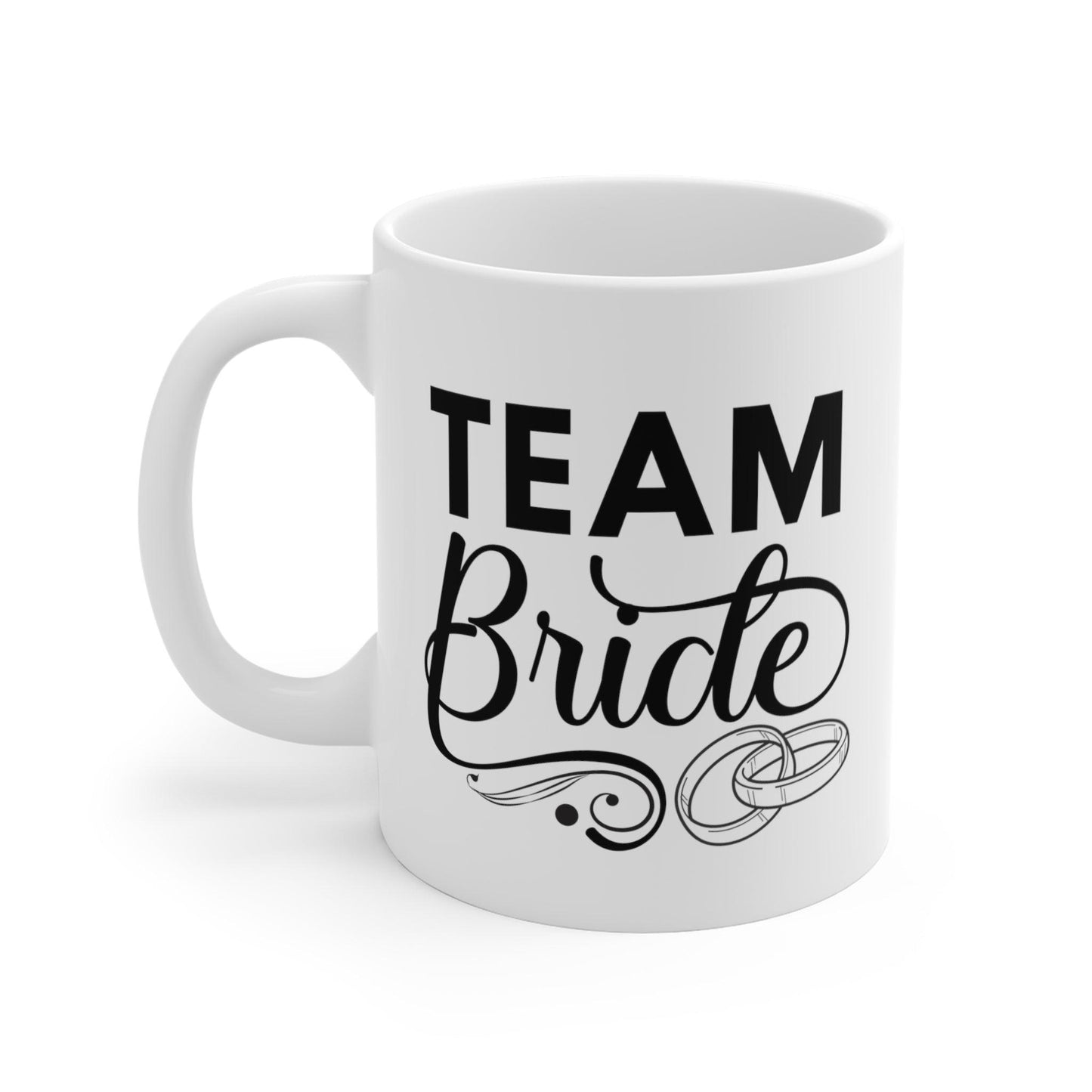 Team Bride: Celebratory Wedding Mug for the Bridal Party - Texts and Threads