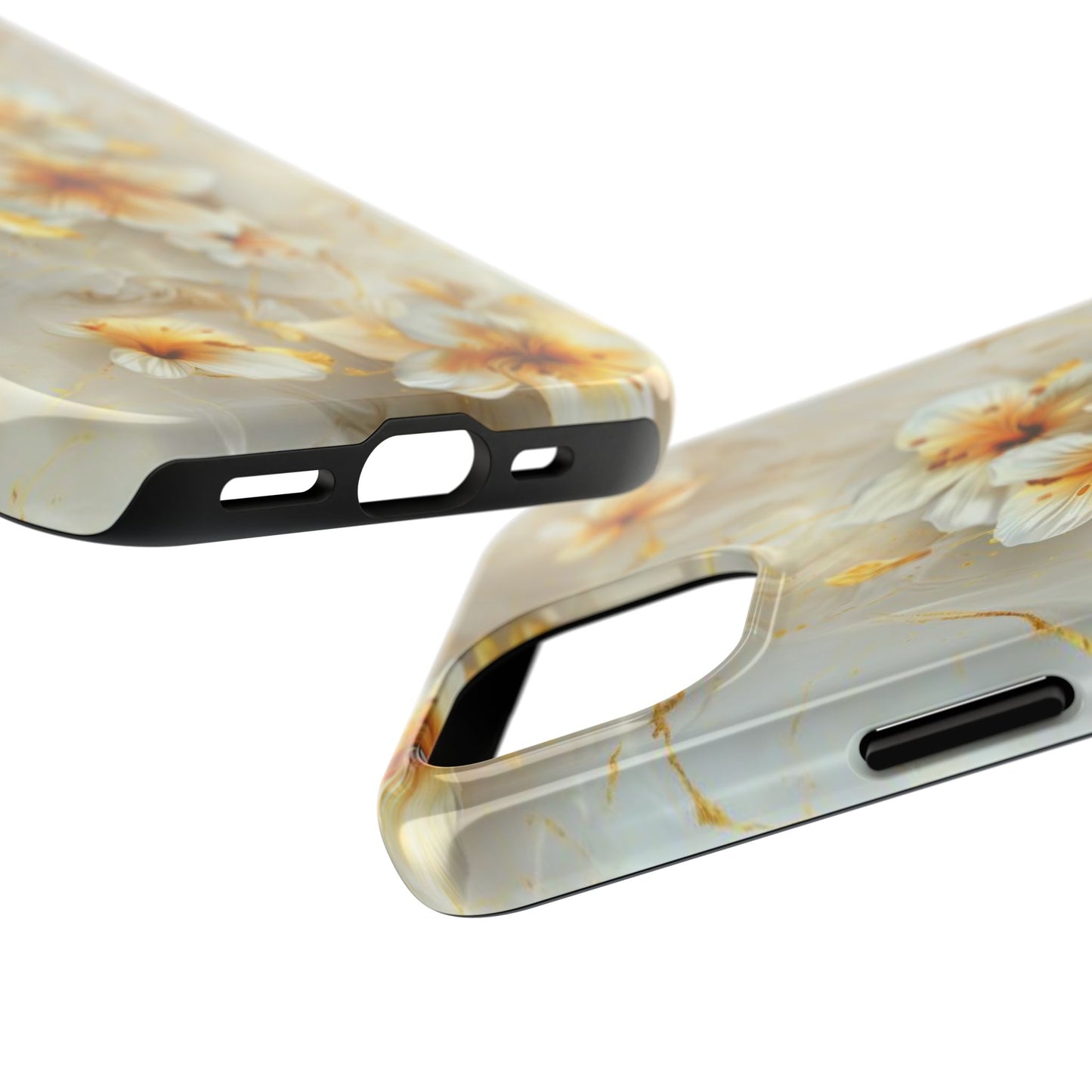 Watercolor Classic Flowers Impact-Resistant Phone Case