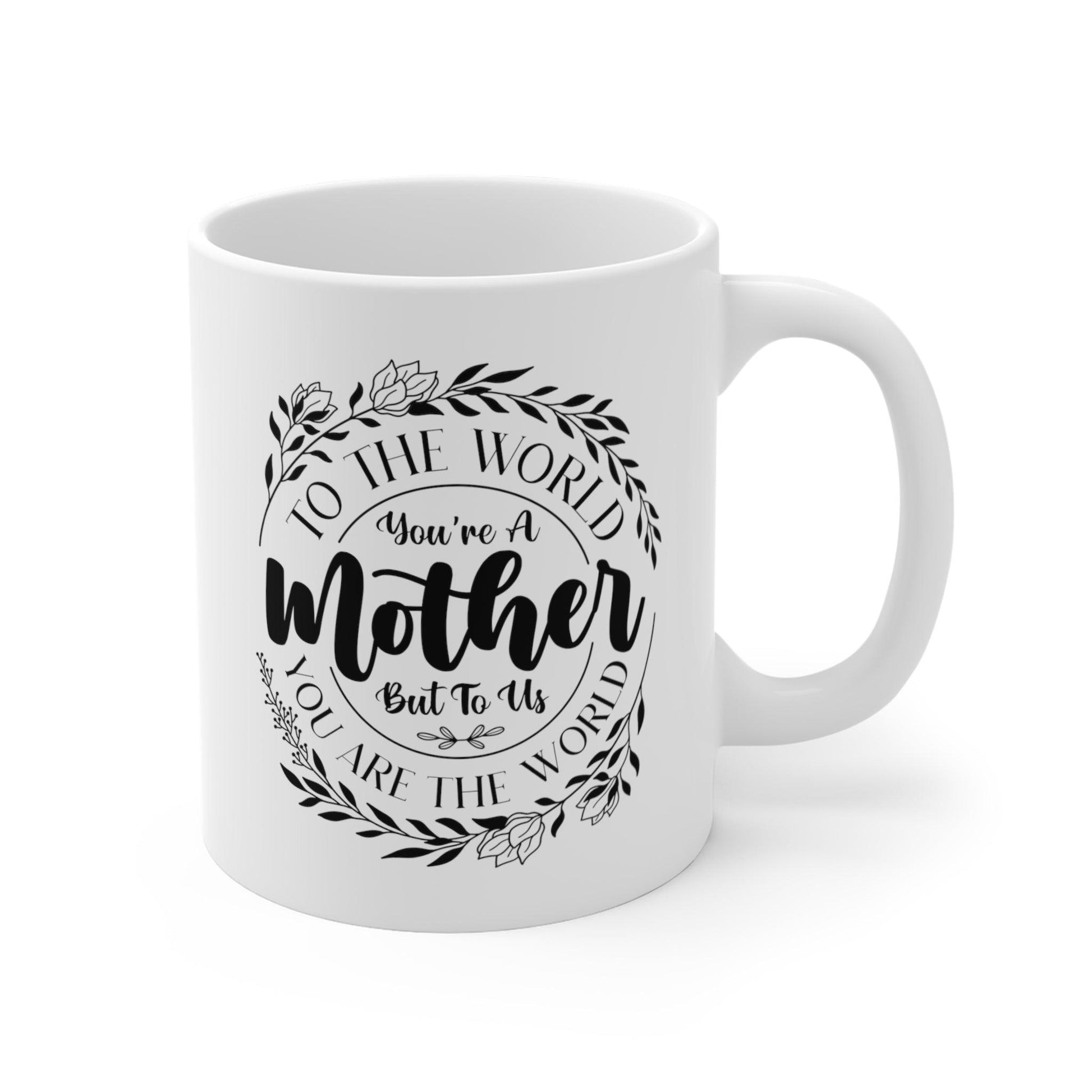 Mother's Touch: Warm Sayings Coffee Mug - Texts and Threads