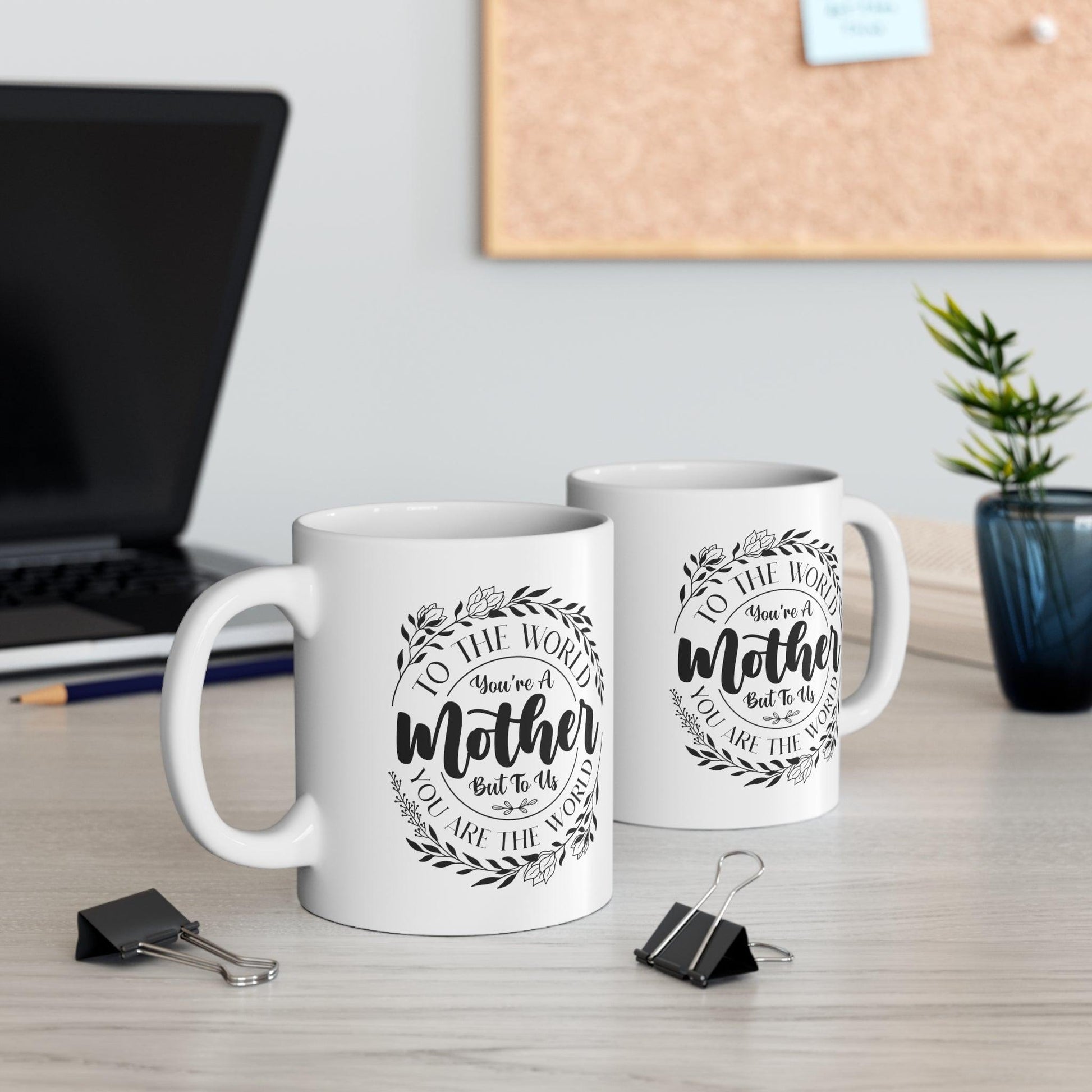 Mother's Touch: Warm Sayings Coffee Mug - Texts and Threads