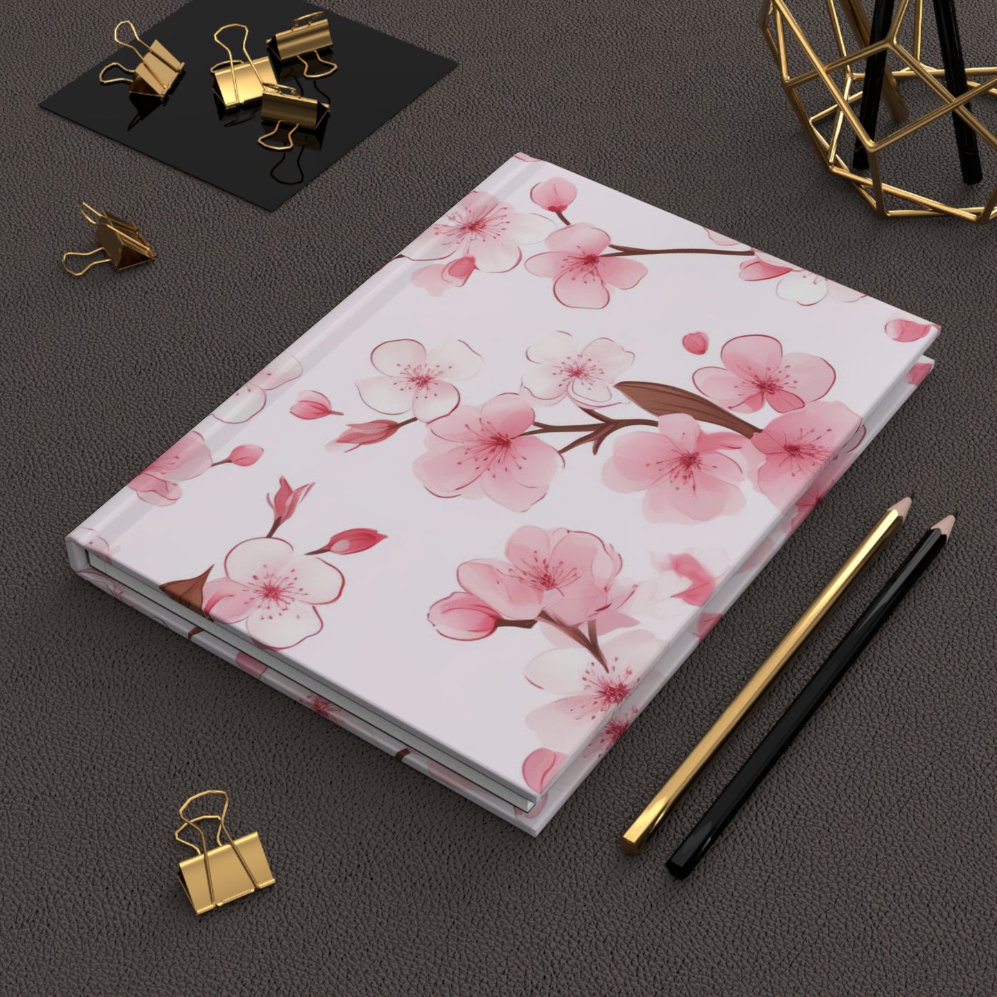 Cherry Blossom Elegance: Stunning Hardcover Notebook