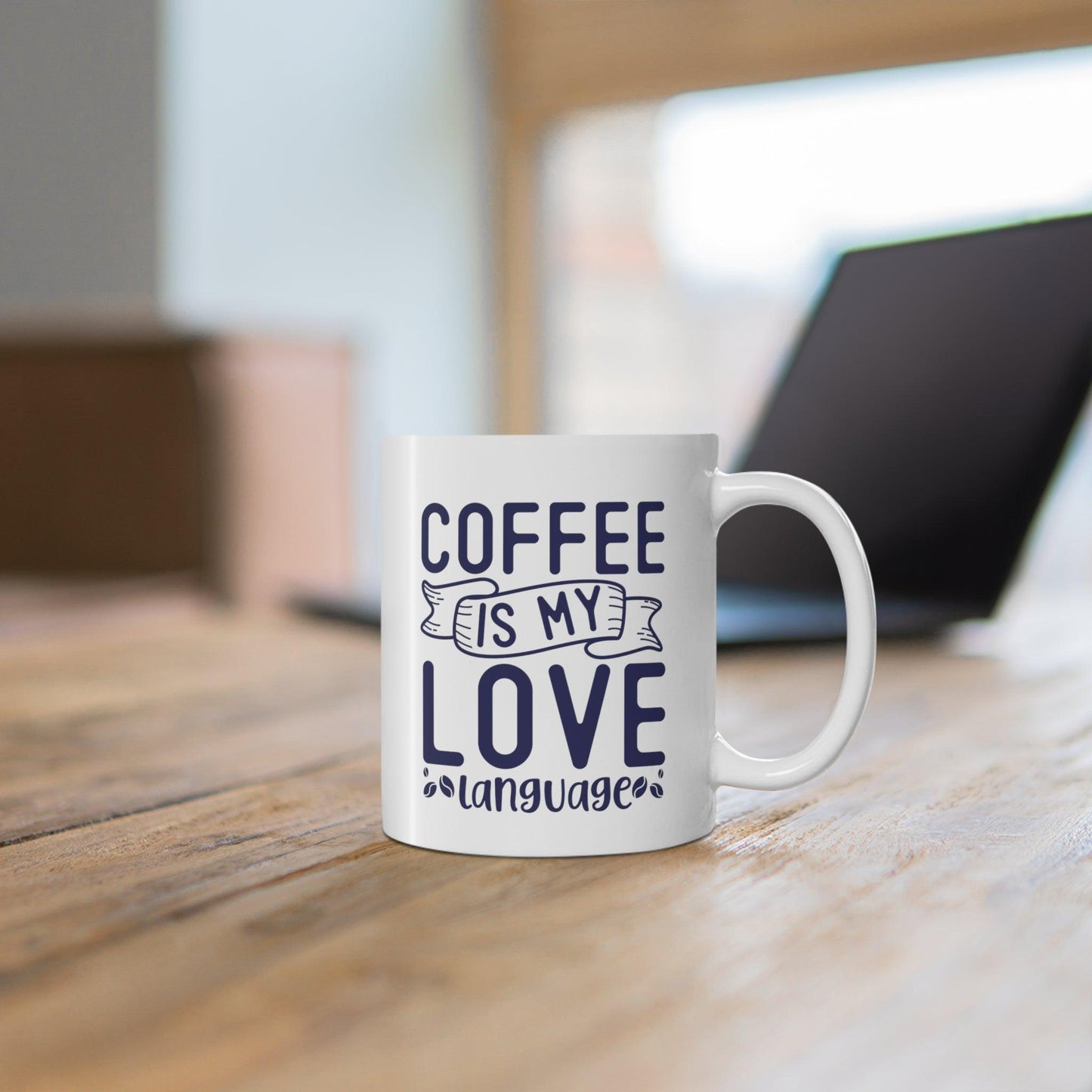 Cup of Love: 'Coffee is My Love Language' Mug - Texts and Threads