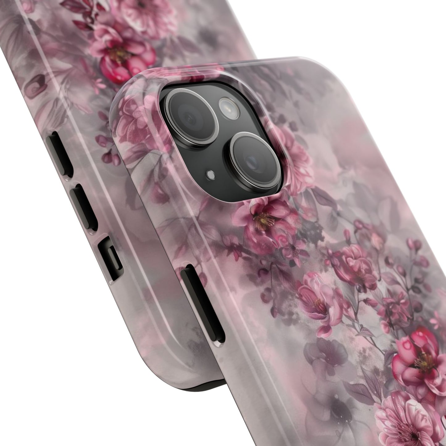 Watercolor Abstract Classic Flowers Tough Phone Case