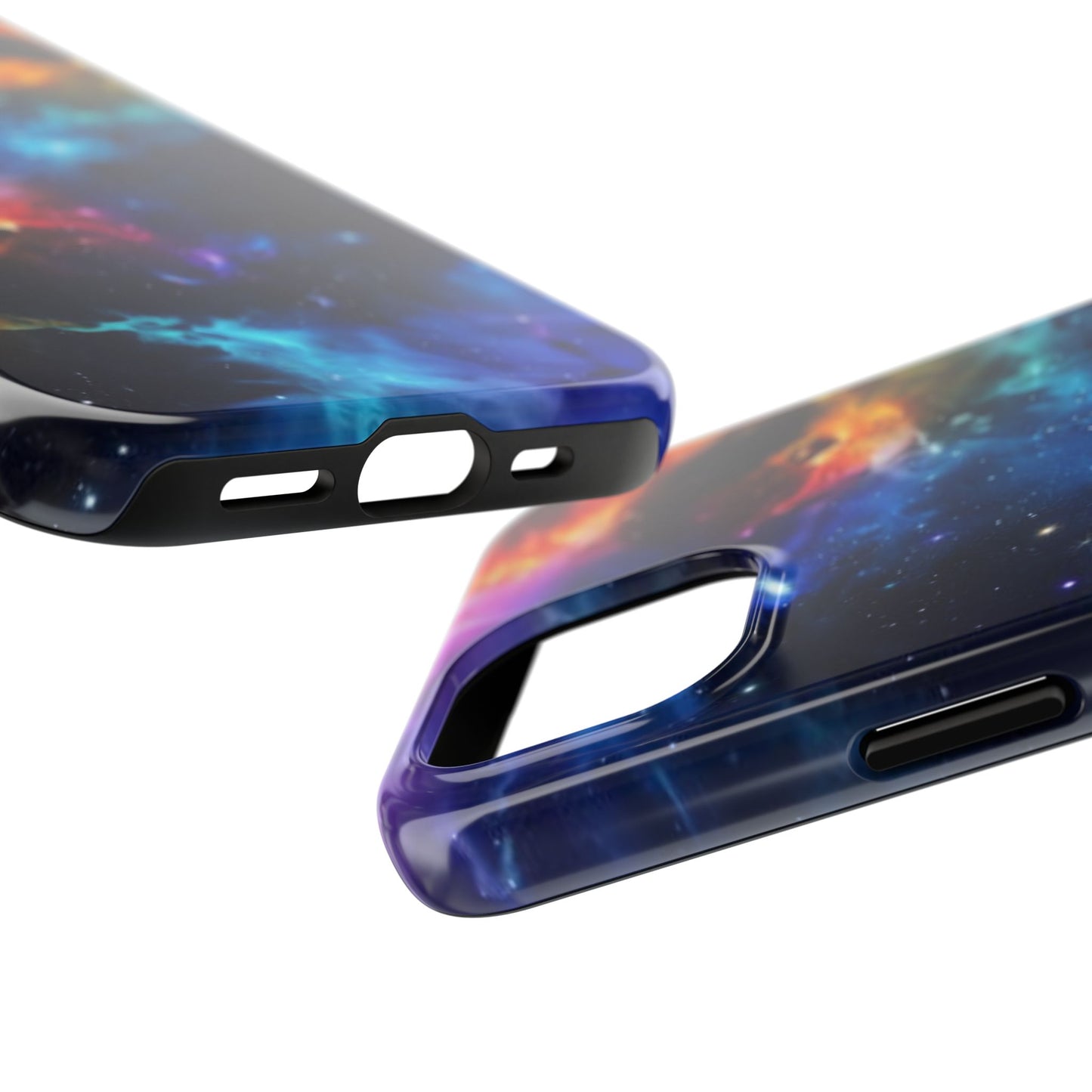 Watercolor Marble Galaxy & Stars Impact-Resistant Phone Case