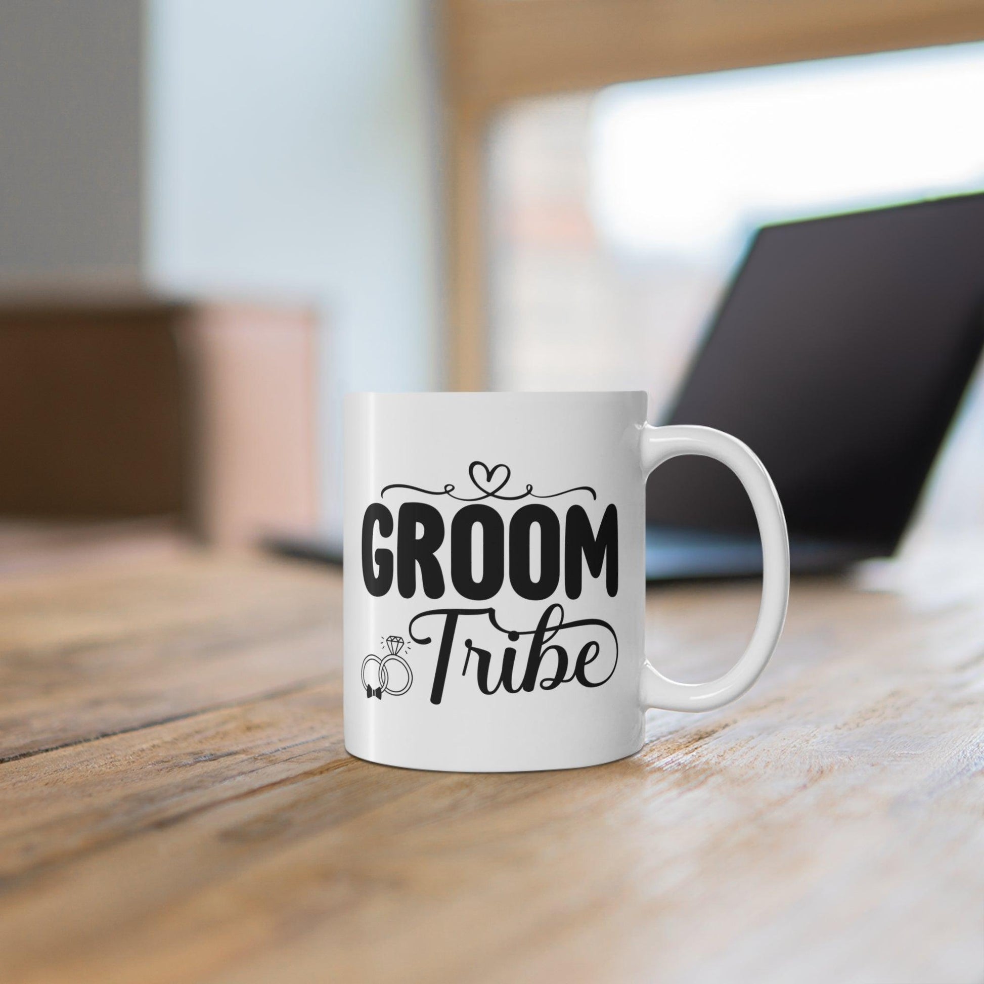 Groom Tribe: Essential Wedding Party Mug for the Best Man - Texts and Threads