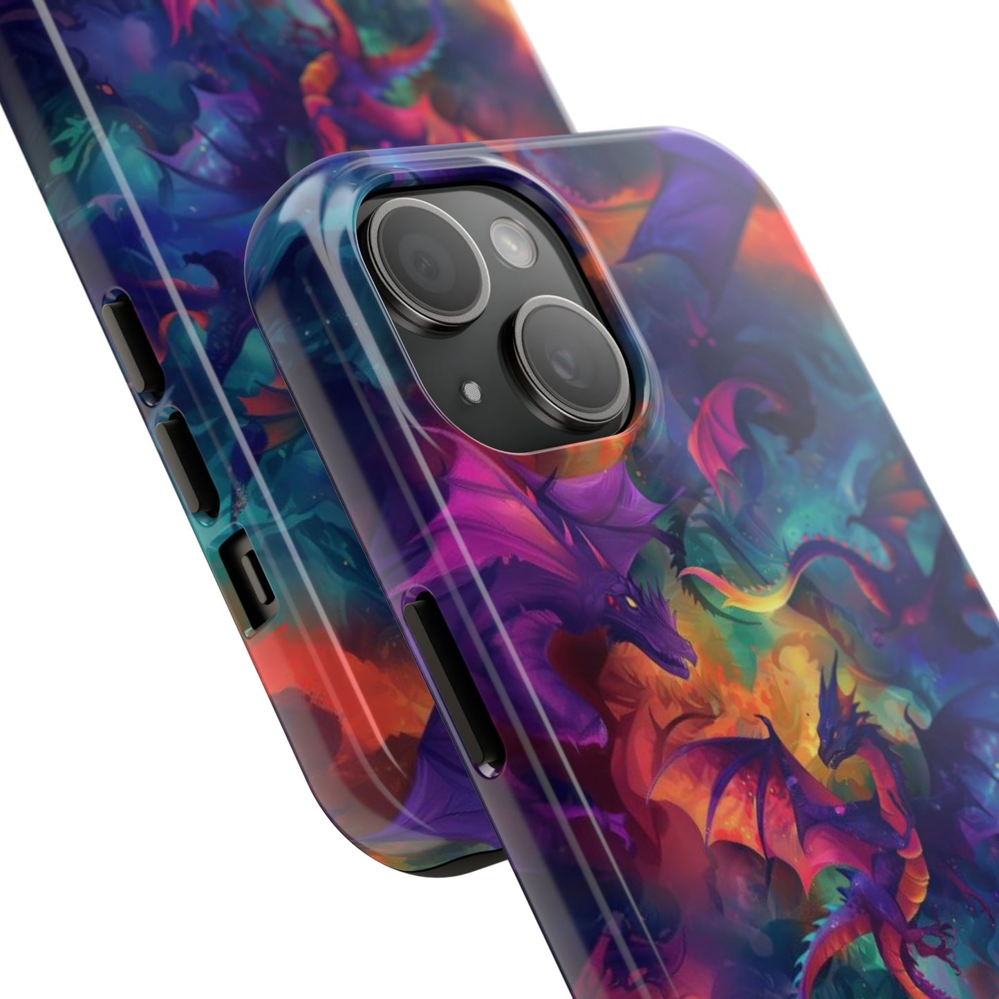 Watercolor Abstract Dragon Tough Phone Case