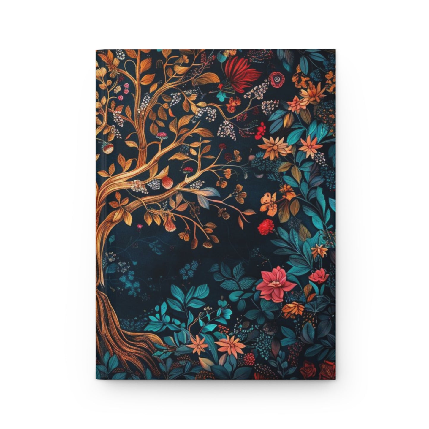 Nature’s Embrace: Tree Cover Hardcover Notebook