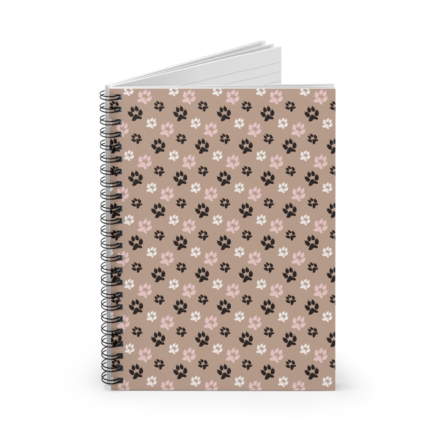 Pawsitively Perfect: Dog Paw Print Spiral Journal