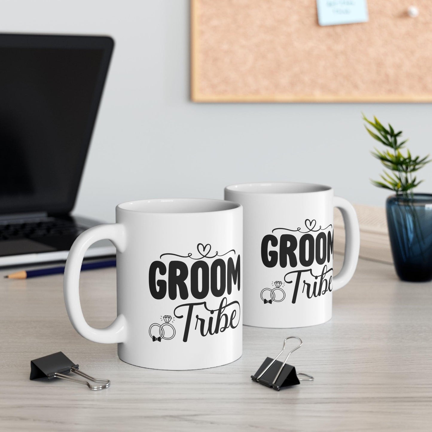 Groom Tribe: Essential Wedding Party Mug for the Best Man - Texts and Threads