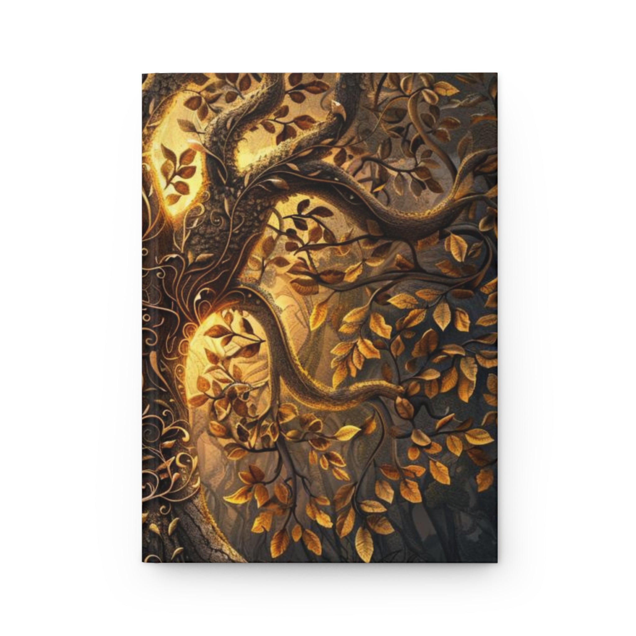 Golden Tree Hardcover Notebook