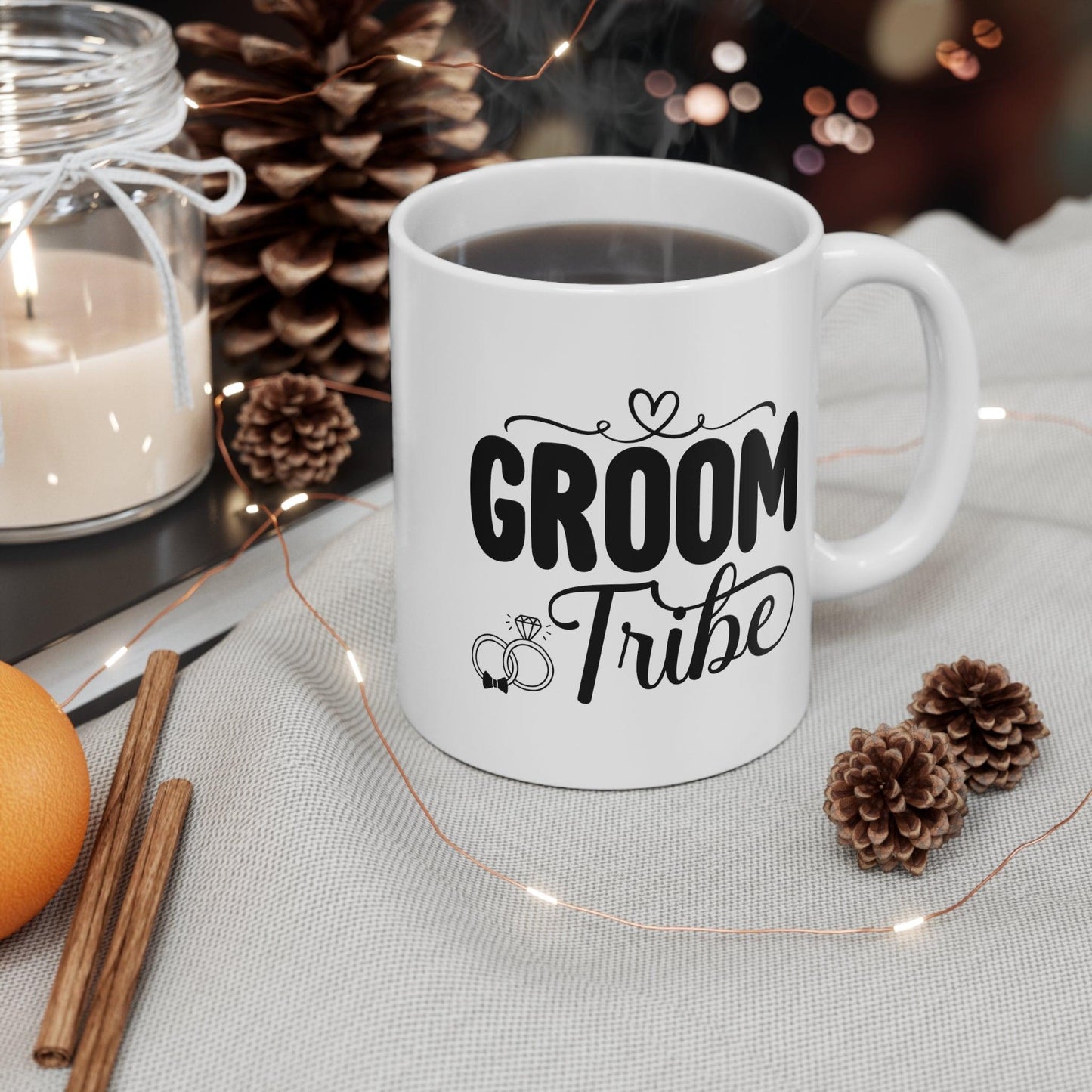 Groom Tribe: Essential Wedding Party Mug for the Best Man - Texts and Threads