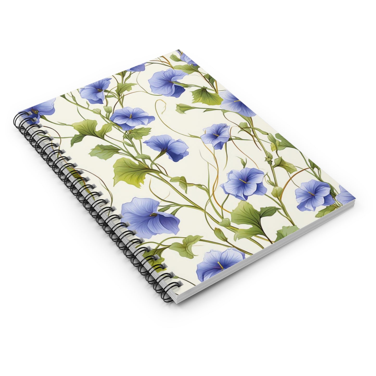 Blooming Springtime: Elegant Flower Spiral Notebook