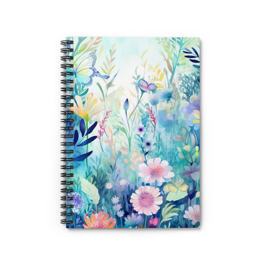 Enchanted Garden: Floral Spiral Notebook