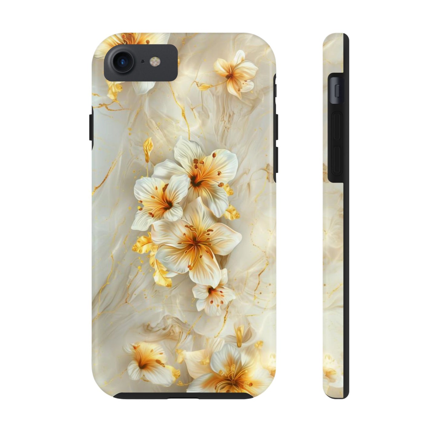 Watercolor Classic Flowers Impact-Resistant Phone Case