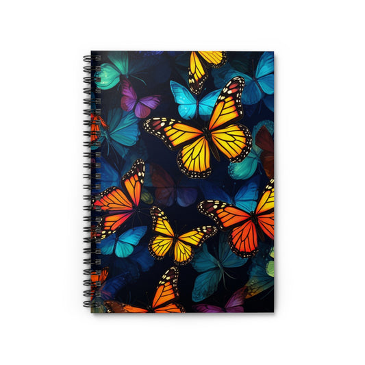 Butterfly Magic: Elegant Spiral Notebook