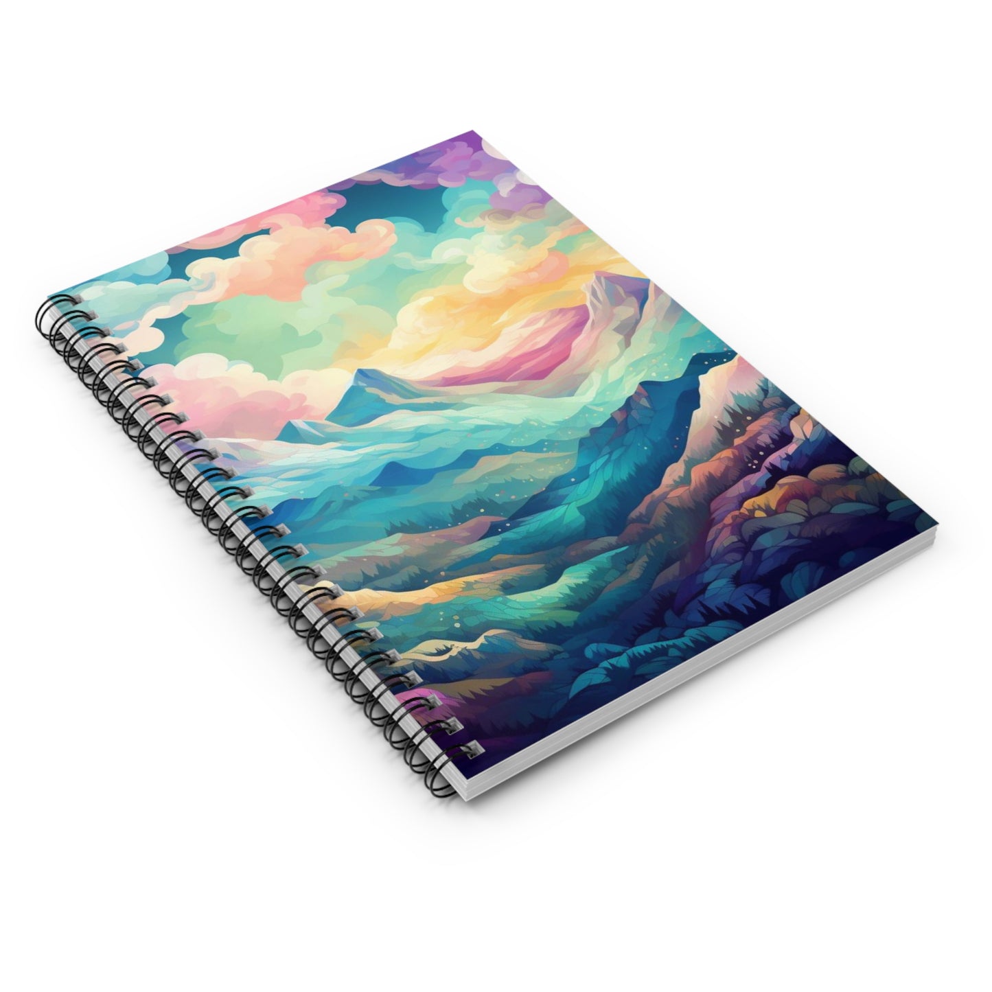 Watercolor Landscapes: Mountain Spiral Journal