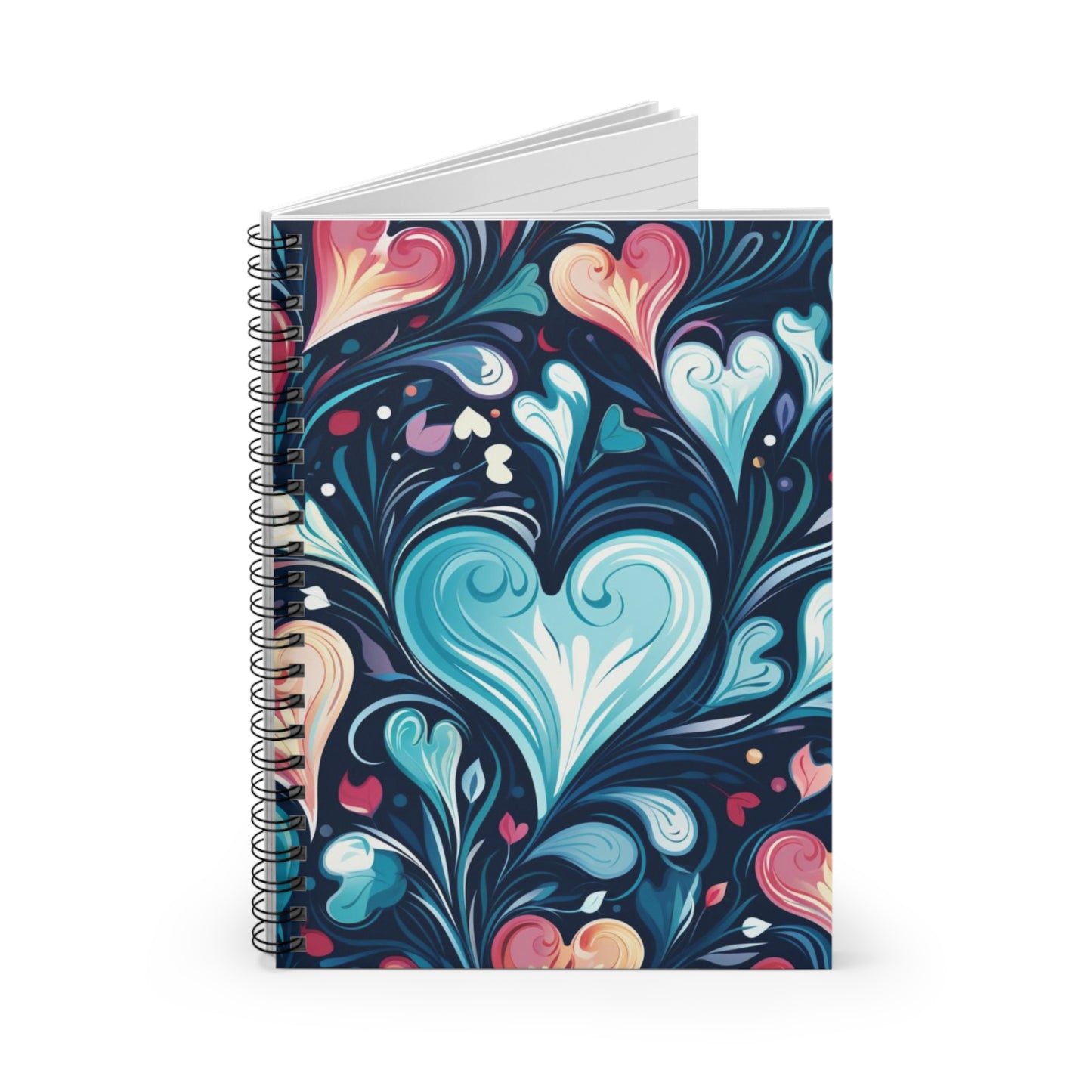 Heartfelt Thoughts: Stylish Heart Design Journal