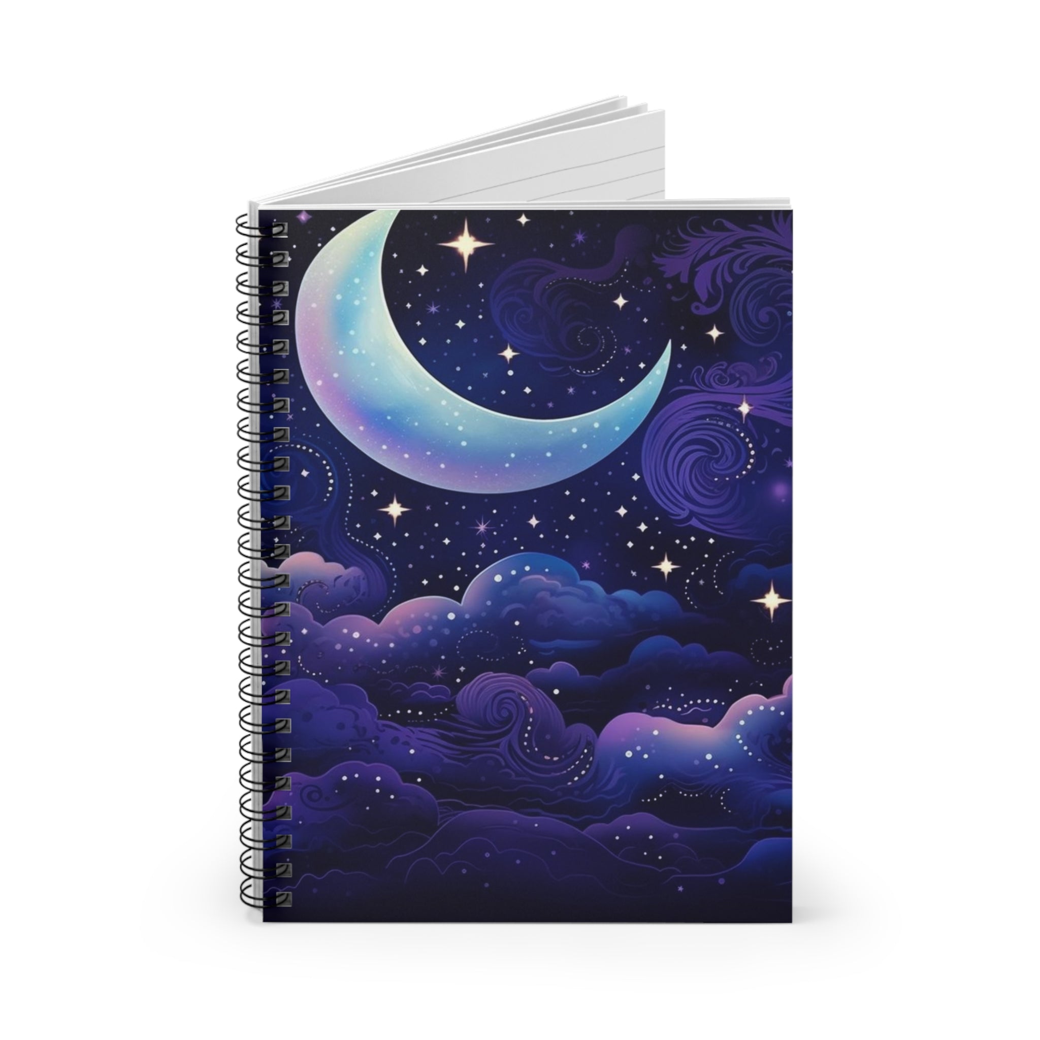 Crescent Dreams Spiral Notebook