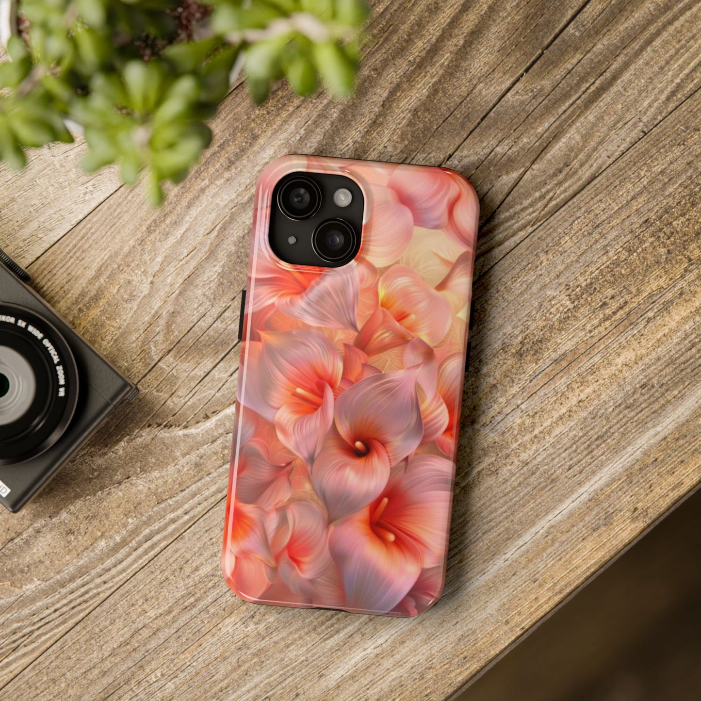 Watercolor Beautiful Summer Flowers Tough Phone Case