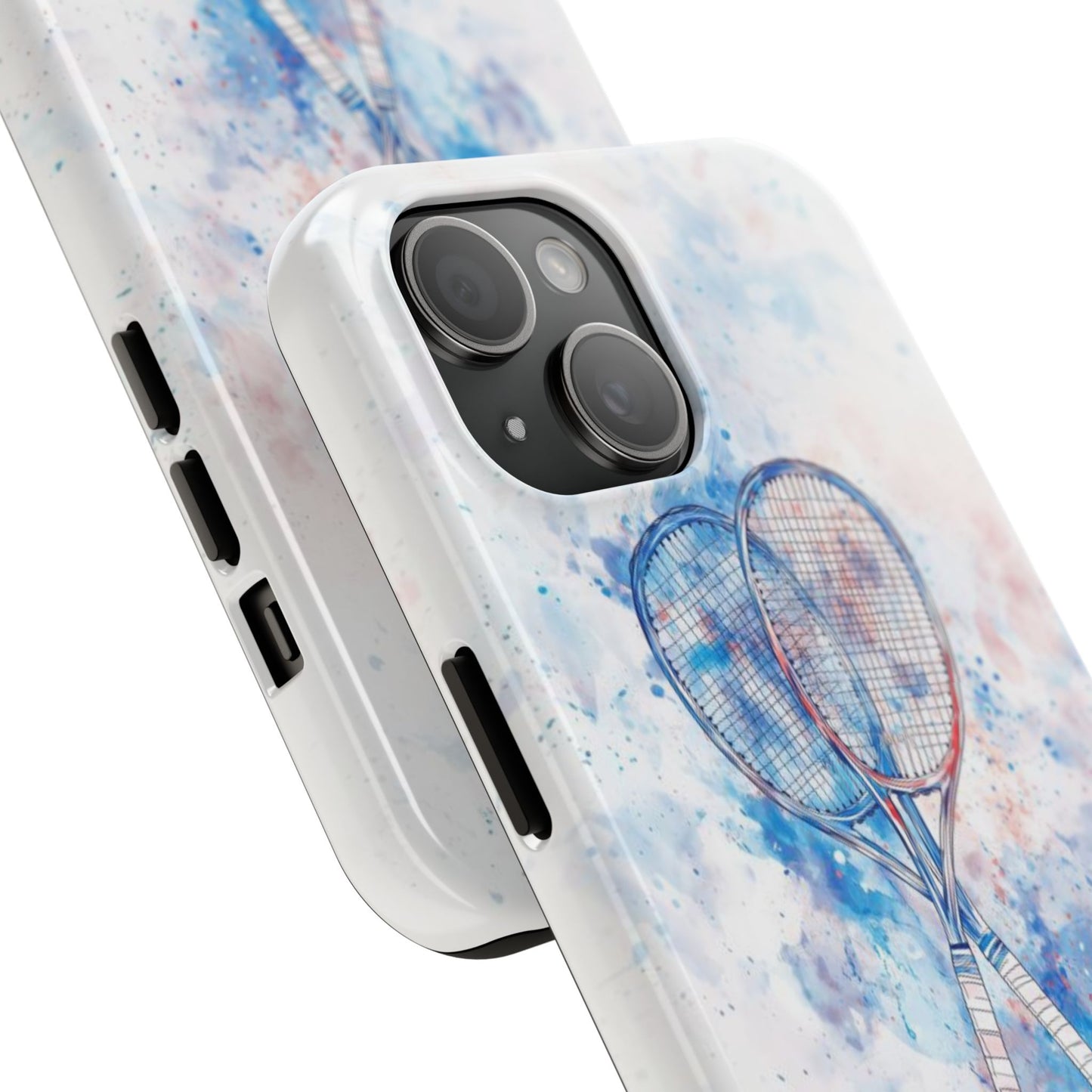 Watercolor Tennis Impact-Resistant Phone Case