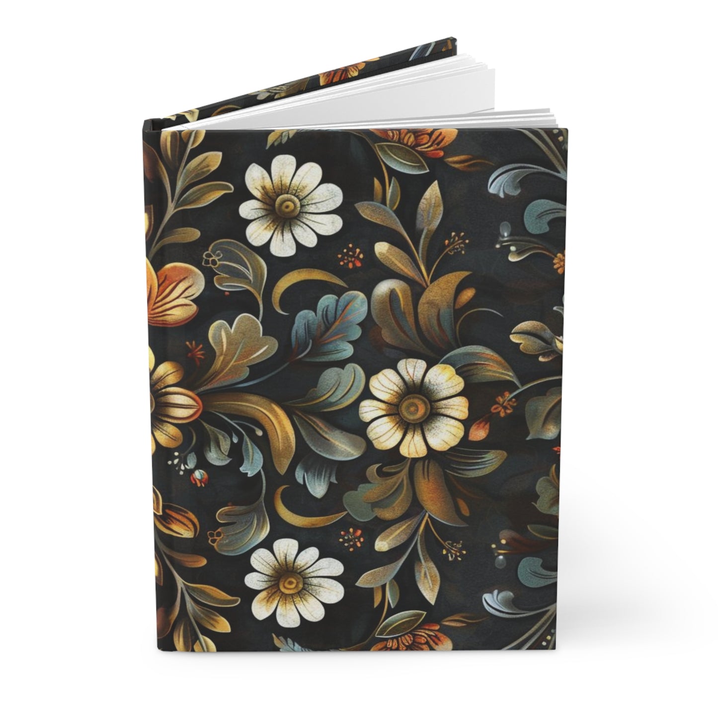 Springtime Serenity: Lovely Floral Hardcover Notebook